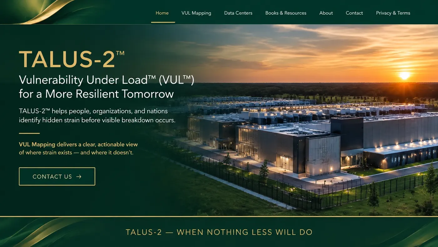 Abstract supplied visual for TALUS-2 and Vulnerability Under Load